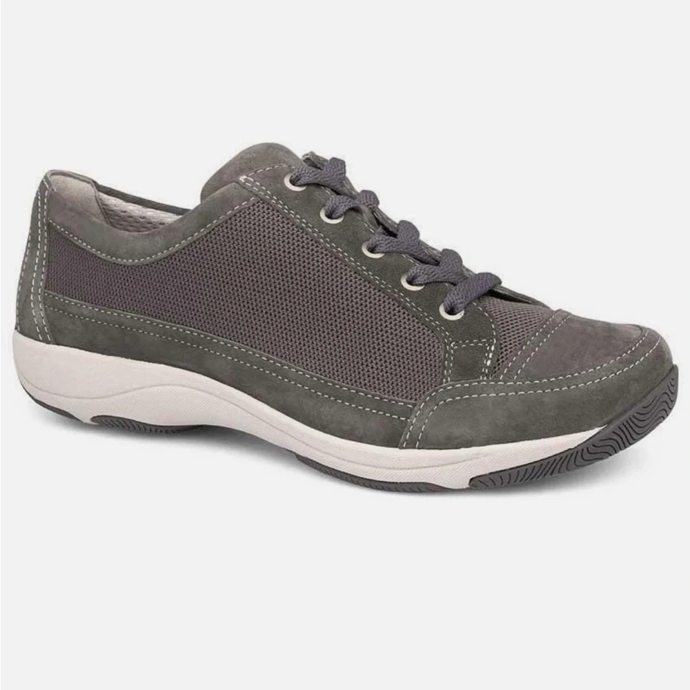 Dansko Harmony Grey Suede Athletic Oxford SNEAKERS size 7.5-8 - Picture 1 of 1